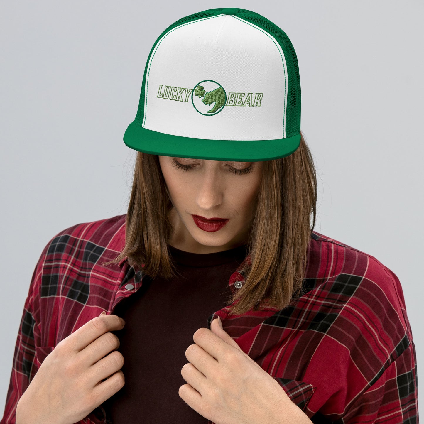 Green Luck Trucker Cap