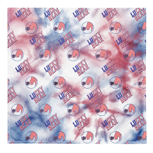 Lucky Red White and Blue bandana