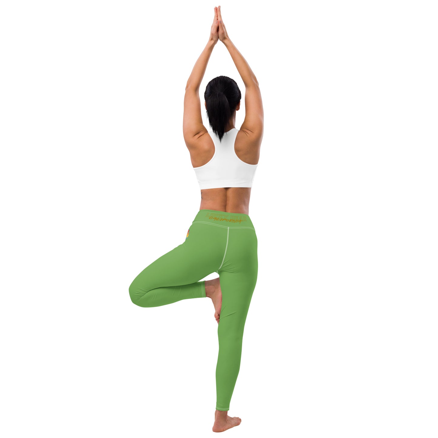 Lucky Green Yoga Leggings