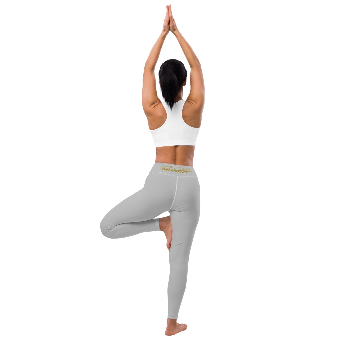 May Gray Original Logo Yoga Leggings