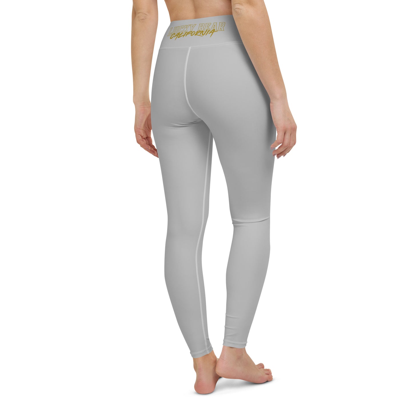 May Gray Original Logo Yoga Leggings