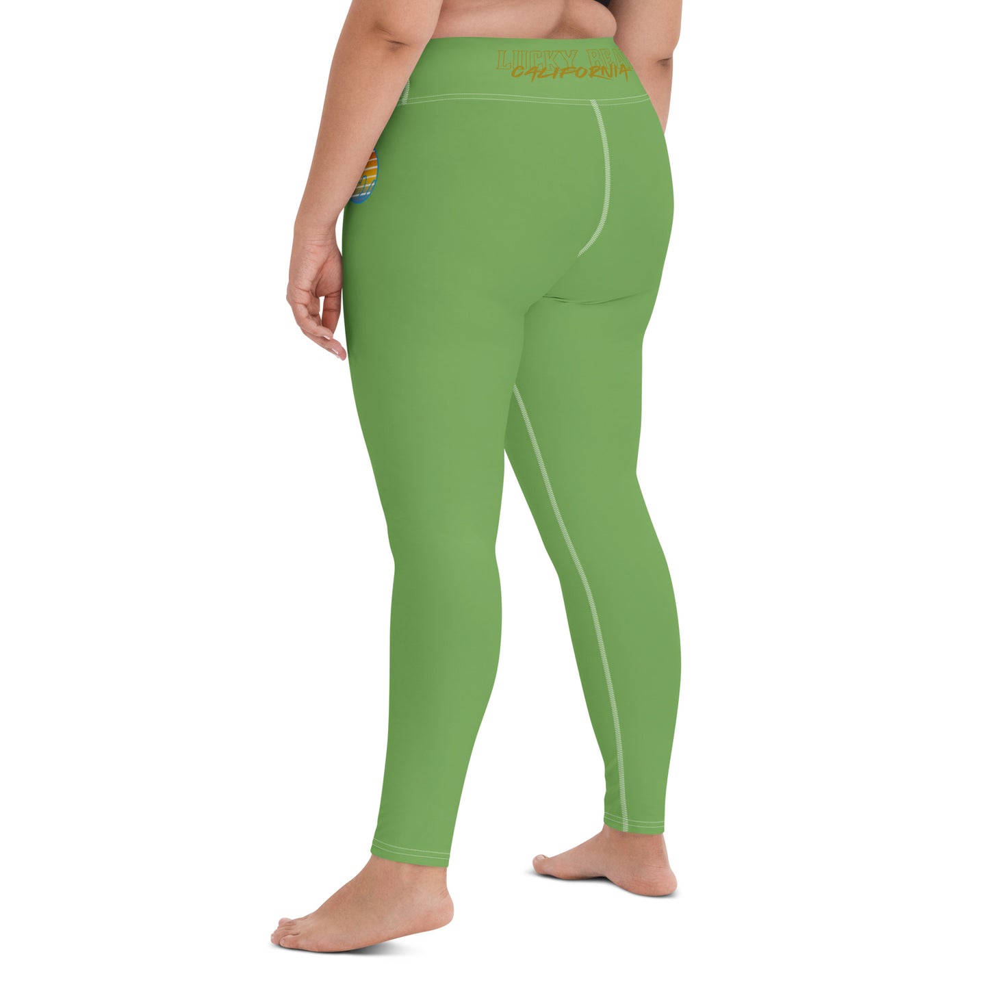 Lucky Green Yoga Leggings