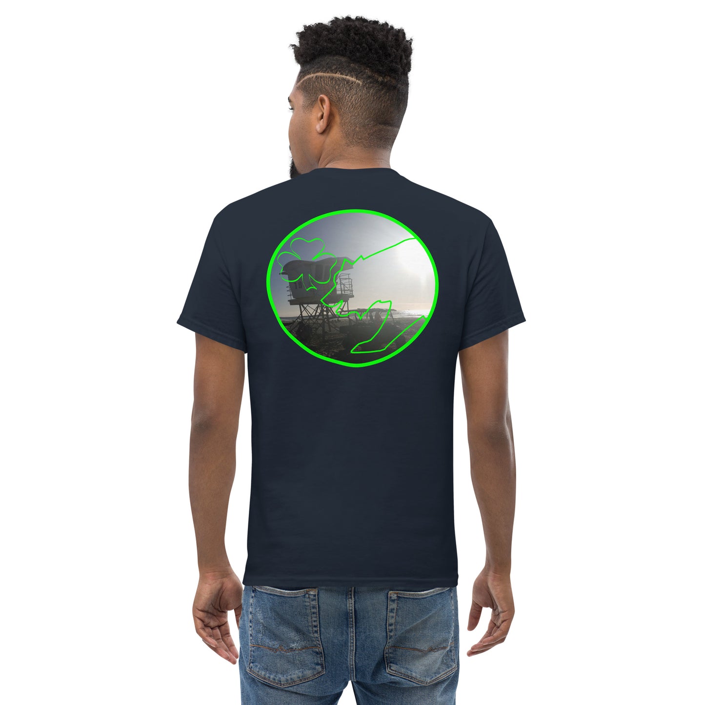 Guard Tower Sunset Men's classic tee