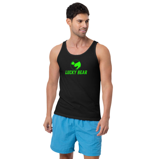 Lucky Bear Stacked Logo Tank Top