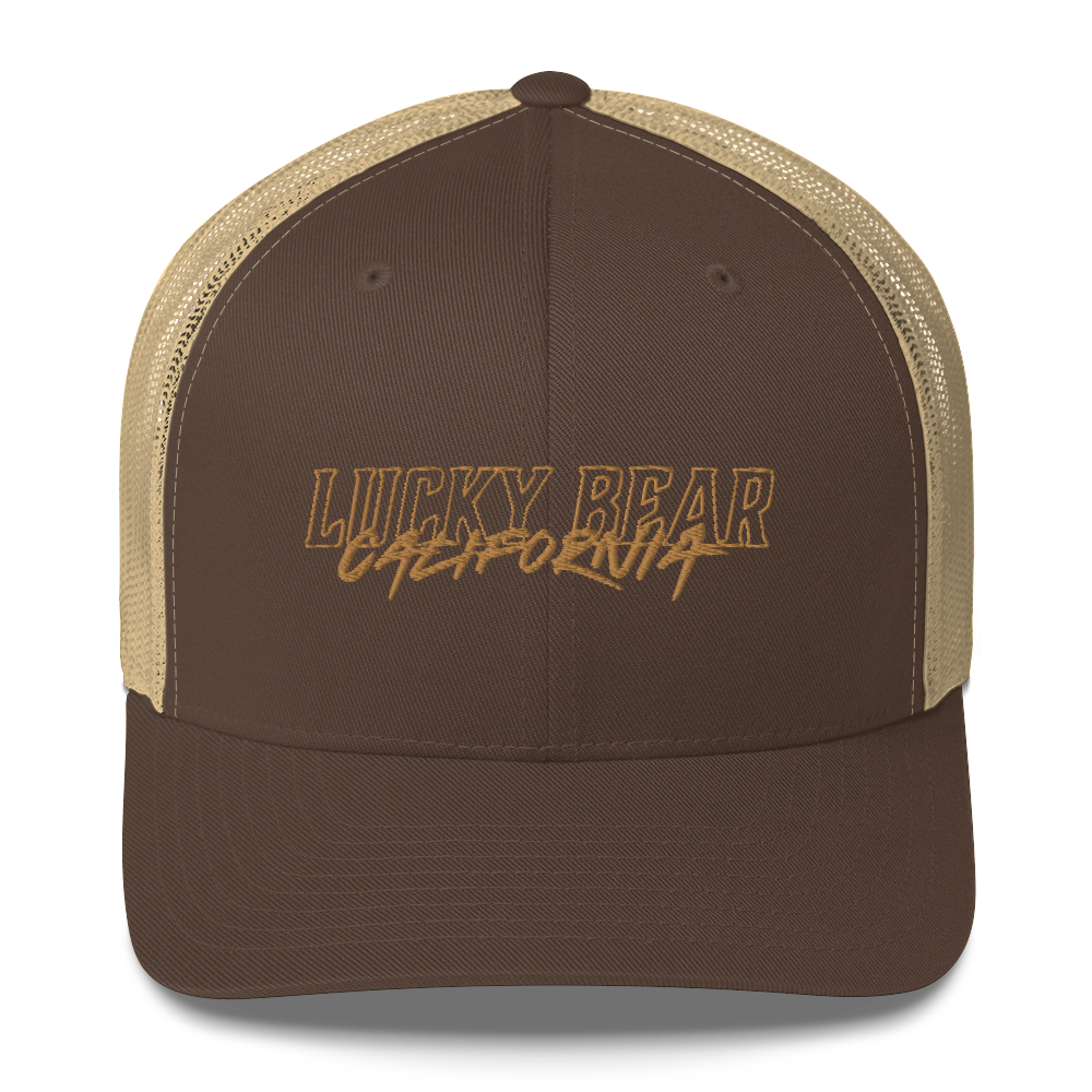 LBCA Golden State Wordmark Trucker Cap