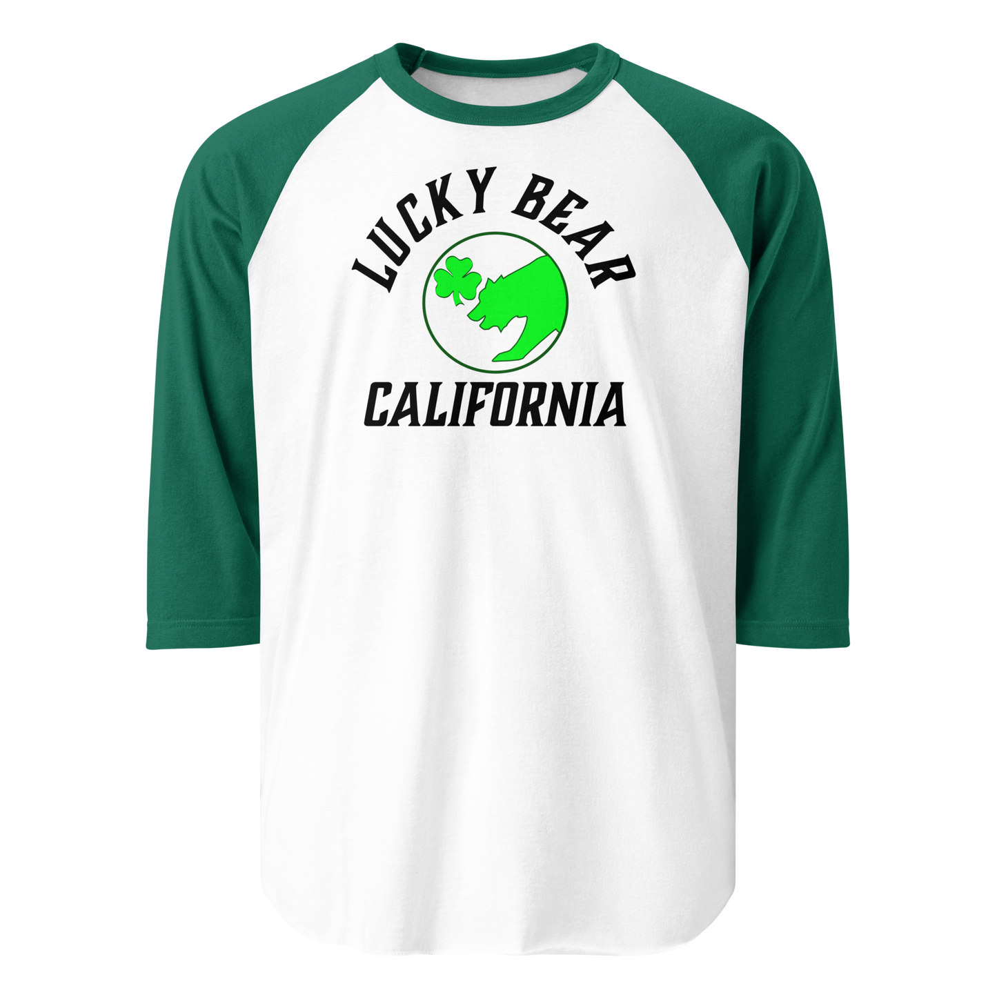 3/4 sleeve Lucky Bear Baseball Shirt