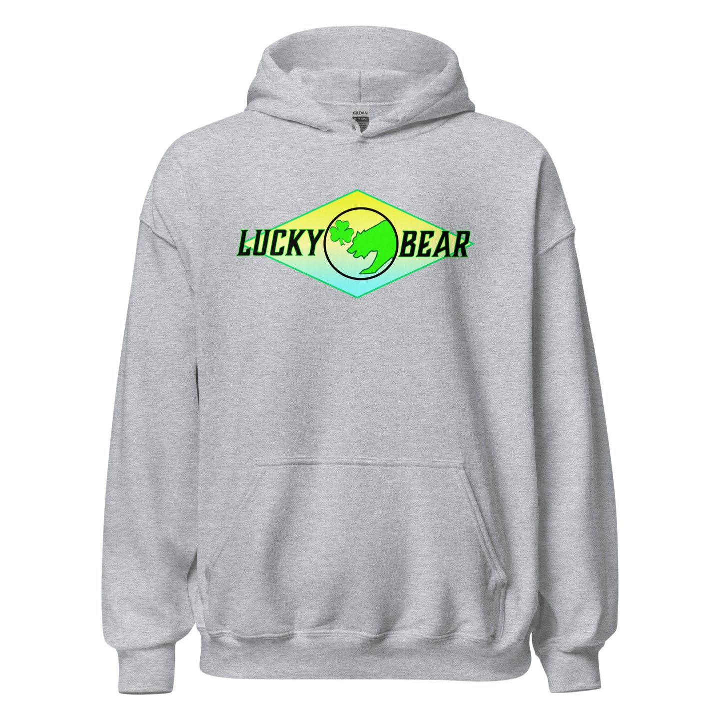 Lucky Bear Diamond Fade Unisex Hoodie