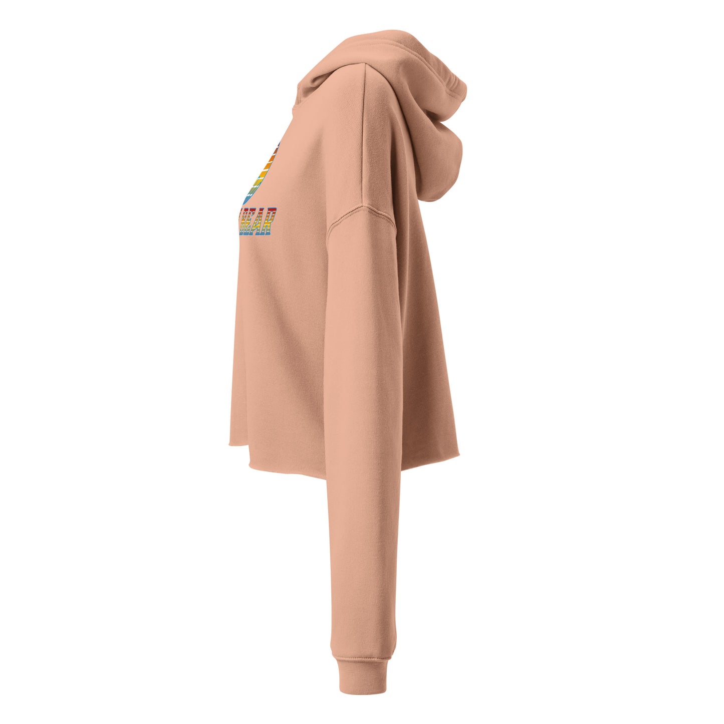 Women's Retro Sunset Crop Hoodie