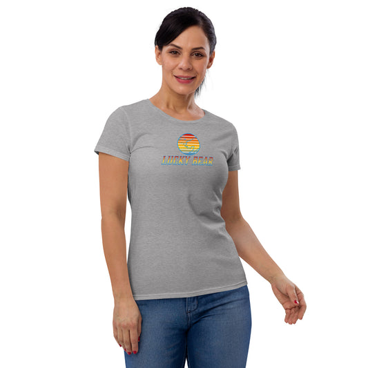 Women's Retro Sunset Short Sleeve T-shirt