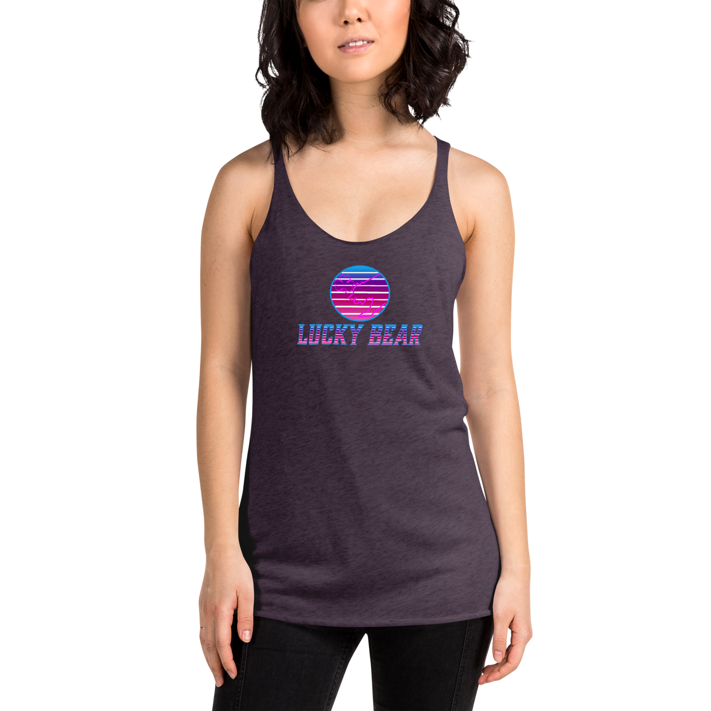 Women's Midnight Sunset Racerback Tank