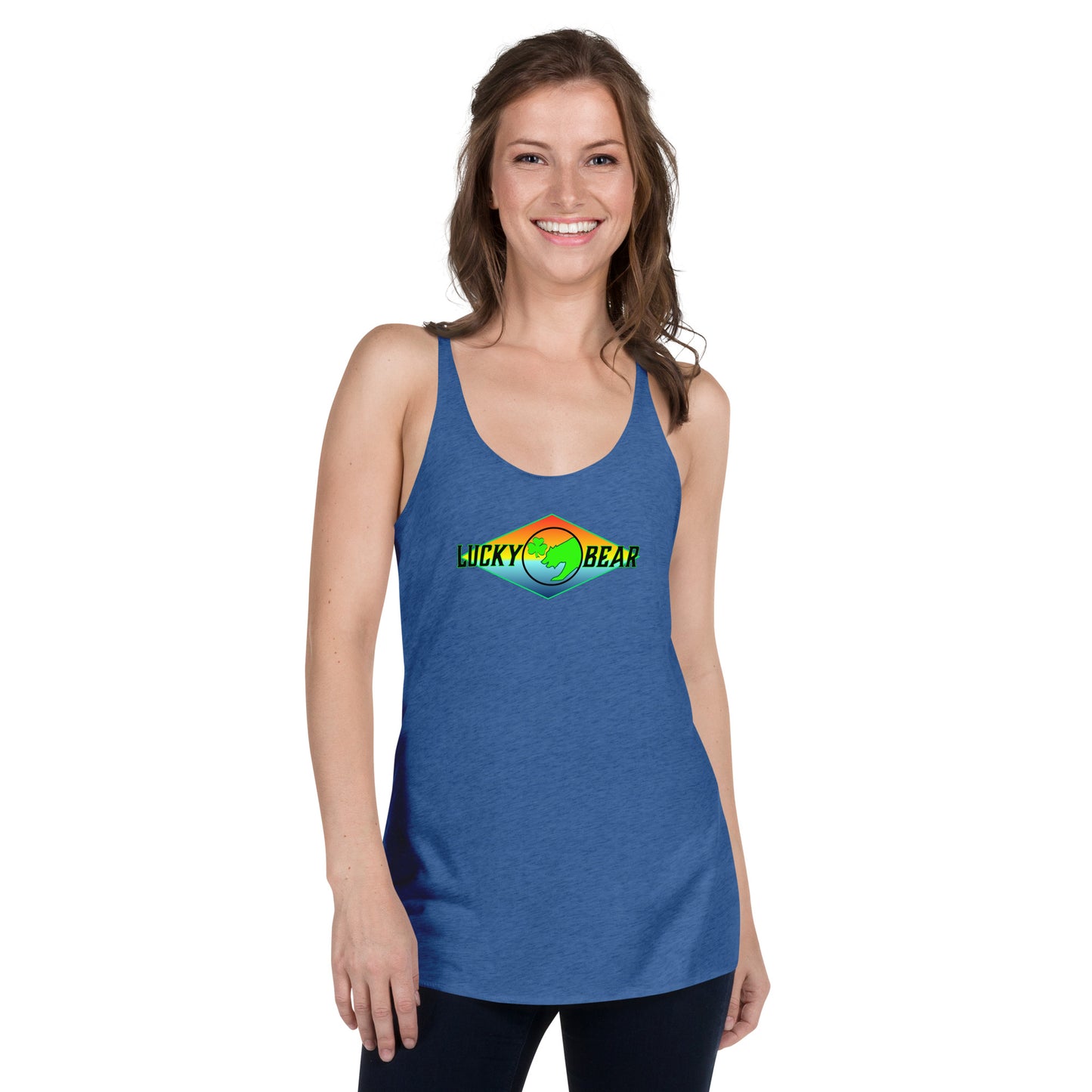 Women's Sunset Fade Racerback Tank