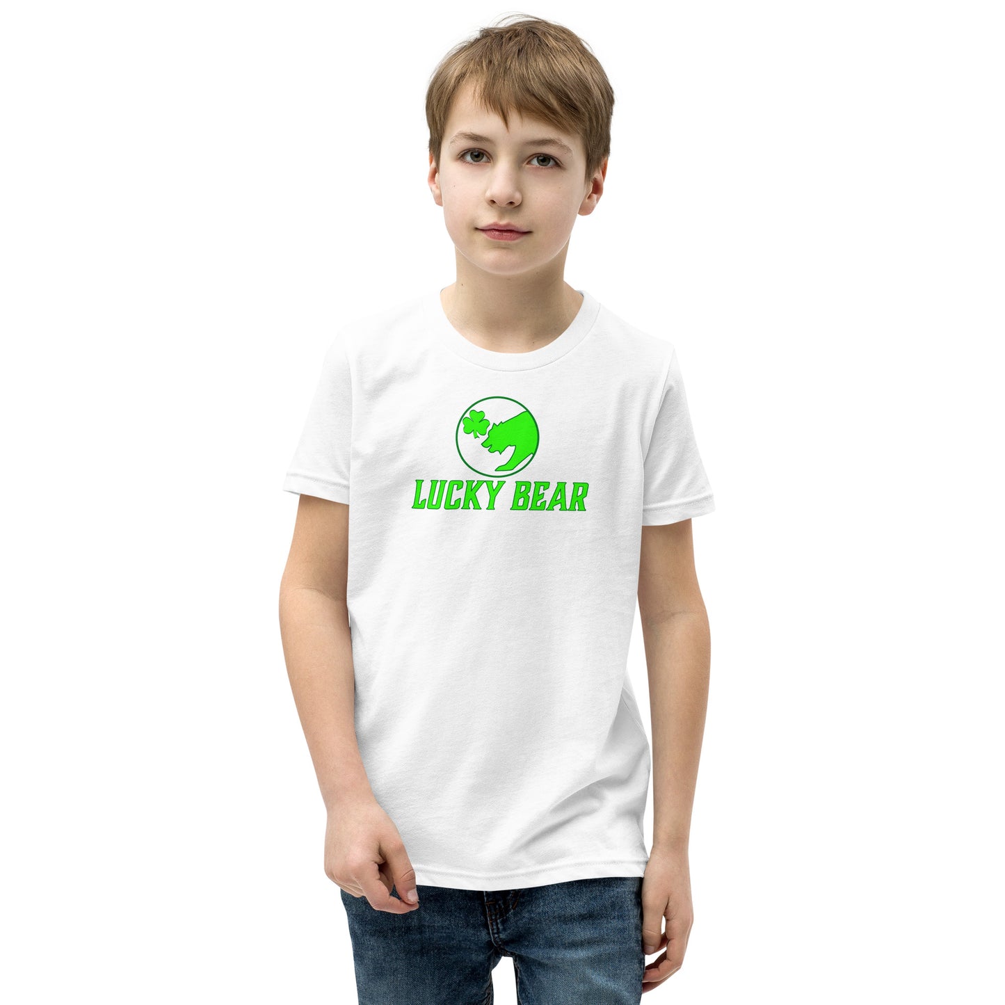 Lucky Bear Cub Youth Short Sleeve T-Shirt