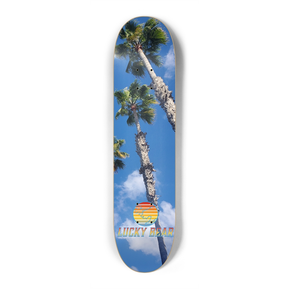 Palm Trees Forever Skateboard