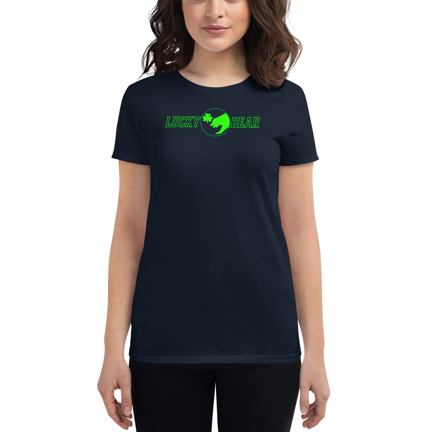 Lucky Bear Women's Fitted Tee